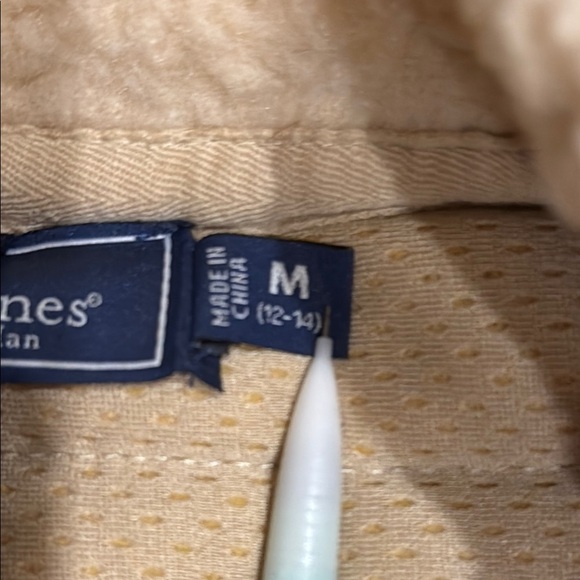 Vineyard Vines Navy and Cream Sherpa Vest -medium 12-14 - Picture 3 of 7